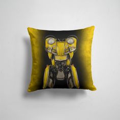 Подушка декоративная 45х45см Фильмы Трансформеры Костюм Бамблби 365home