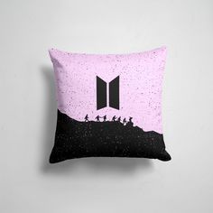Подушка декоративная 45х45см K pop BTS 365home