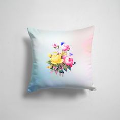 Подушка декоративная 45х45см Девушкам Цветочки и бабочки Roses 365home