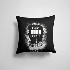 Подушка декоративная 45х45см Сериалы Шерлок Холмс I AM LOCKED 365home