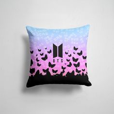 Подушка декоративная 45х45см K pop BTS 365home
