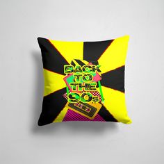 Подушка декоративная 45х45см Популярные Retro Back to the 90 365home