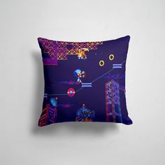 Подушка декоративная 45х45см Геймерам Sonic 365home
