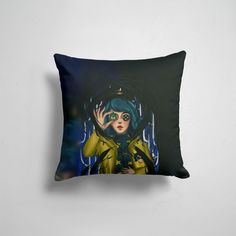Подушка декоративная 45х45см Фильмы Тим Бертон Coraline 365home