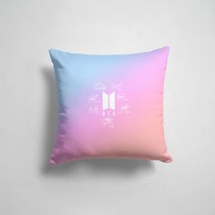 Подушка декоративная 45х45см K pop BTS АВТОГРАФЫ 365home
