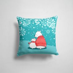 Подушка декоративная 45х45см Праздники Новый год North bear 365home