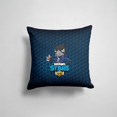 Подушка декоративная 45х45см Геймерам Brawl Stars Crow 365home