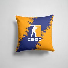 Подушка декоративная 45х45см Геймерам Counter Strike CS GO 365home