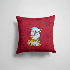 Подушка декоративная 45х45см Праздники Новый год Christmas Husky 365home