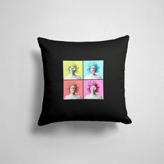 Подушка декоративная 45х45см Популярные Pop Art Медуза Горгона 365home