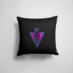 Подушка декоративная 45х45см Популярные Retro Samurai Neon 365home