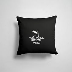 Подушка декоративная 45х45см Рок Queen We Will Rock You 365home