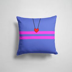 Подушка декоративная 45х45см Геймерам Undertale FRISK ФРИСК 365home