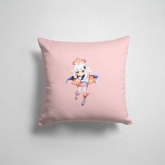 Подушка декоративная 45х45см Геймерам Genshin Impact Paimon 365home