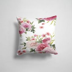 Подушка декоративная 45х45см Тренды Цветы Розовые розы 365home