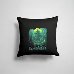 Подушка декоративная 45х45см Рок Iron Maiden 365home