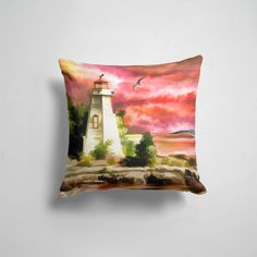 Подушка декоративная 45х45см Популярные Природа Lighthouse 365home