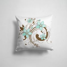 Подушка декоративная 45х45см Тренды Цветы Flowers 365home