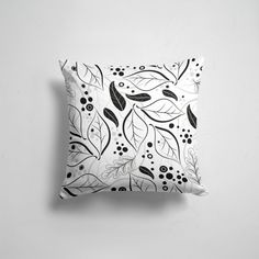 Подушка декоративная 45х45см Популярные Листья 365home
