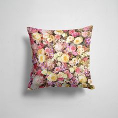 Подушка декоративная 45х45см Девушкам Цветочки и бабочки 365home
