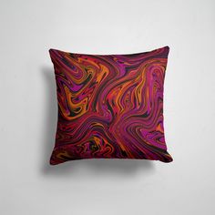 Подушка декоративная 45х45см Тренды Абстракция Purple abstract 365home