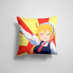 Подушка декоративная 45х45см Аниме Тору 365home