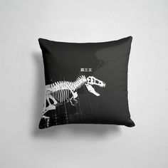 Подушка декоративная 45х45см Звери Динозавры T rex 365home