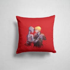 Подушка декоративная 45х45см Аниме Патриотизм Мориарти Moriarty and skeleton 365home
