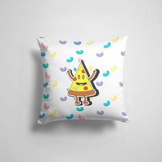 Подушка декоративная 45х45см Популярные Еда Фасолье 365home