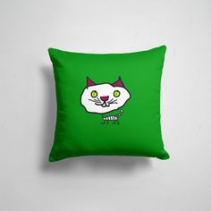 Подушка декоративная 45х45см Звери Коты и кошки Странный котик 365home