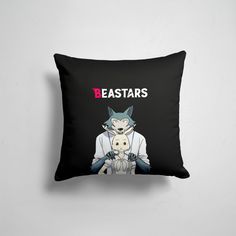 Подушка декоративная 45х45см Аниме Beastars Выдающиеся звери 365home