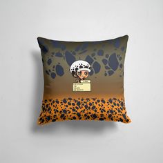 Подушка декоративная 45х45см Аниме One Piece Чиби Ло 365home