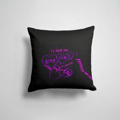 Подушка декоративная 45х45см Любовь Влюбленным Dark love sex 365home