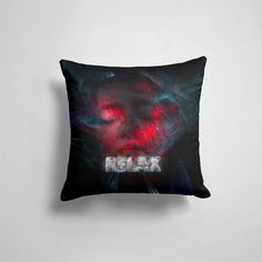 Подушка декоративная 45х45см Неоновые принты Разные Relax Girl 365home