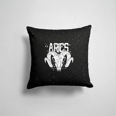 Подушка декоративная 45х45см Знаки Зодиака Овен Dark Aries 365home