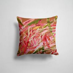 Подушка декоративная 45х45см Тренды Абстракция Strawberry cocktail 365home