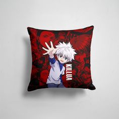 Подушка декоративная 45х45см Аниме Охотник x Киллуа Золдик 365home