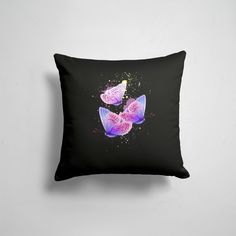 Подушка декоративная 45х45см Популярные Граффити Butterflies Sky 365home