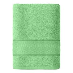 Полотенце 50x90 см махровое зеленое No Brand