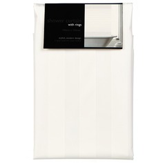 Штора для ванн 180х180 см, Peva, Полосы, белая, ST-34 Shower Curtain