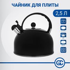 Чайник стальной 2,5л "Новара" индукция No Brand
