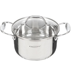 Кастрюля 4.2 л с крышкой Катунь Ника KT02-D-40 индукция Katun