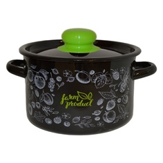 Кастрюля 1.5 л с крышкой сталь Appetite Berry 1с15с/1 индукция