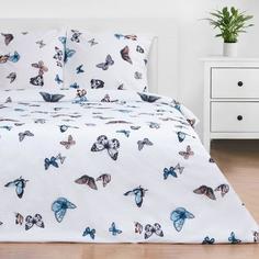 Комплект постельного белья Этель. 2 спальное, Белый, 200 х 220, Хлопок, Поплин