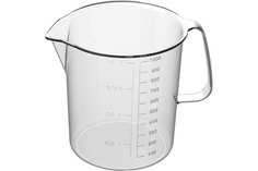 КРУЖКА МЕРНАЯ 1Л (Бесцветный) No Brand