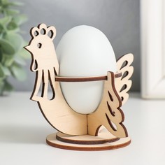 Подставка Пасxальная "Курочка" 9,5x8,5x8,3 см (набор 5 деталей) No Brand