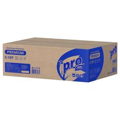 Полотенца бумажные Protissue PREMIUM 200 листов, V-сложение, 22х21 см, 2-слоя, 20 пачек
