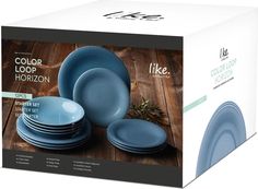 Набор посуды из 12-ти предметов Color Loop Horizon Starter set sky blue Villeroy & Boch, Ф