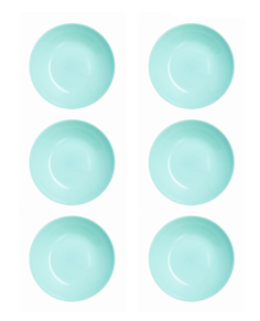 Набор суповых тарелок Diwali Light Turquoise 20 см 6 шт Luminarc