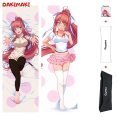 Наволочка + подушка + сумка Дакимакура Моника из Доки Доки 0160 180x60 Dakimaki